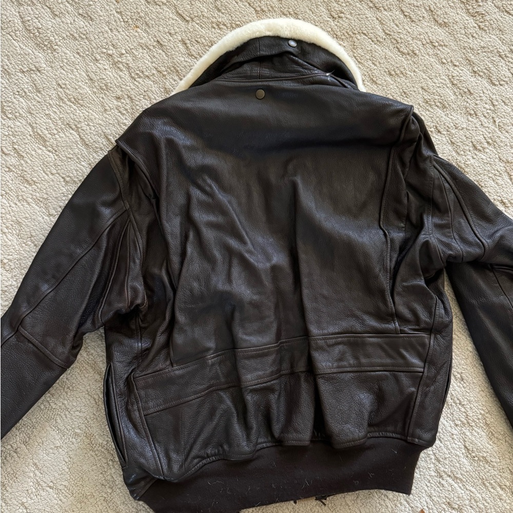 Bill’s Khakis Leather Flight Jacket - image 3